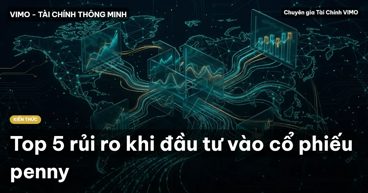 Top 5 rủi ro khi đầu tư vào cổ phiếu penny