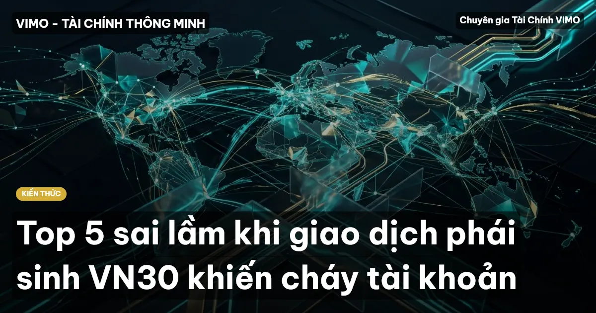 Top 5 sai lầm khi giao dịch phái sinh VN30 khiến cháy tài khoản
