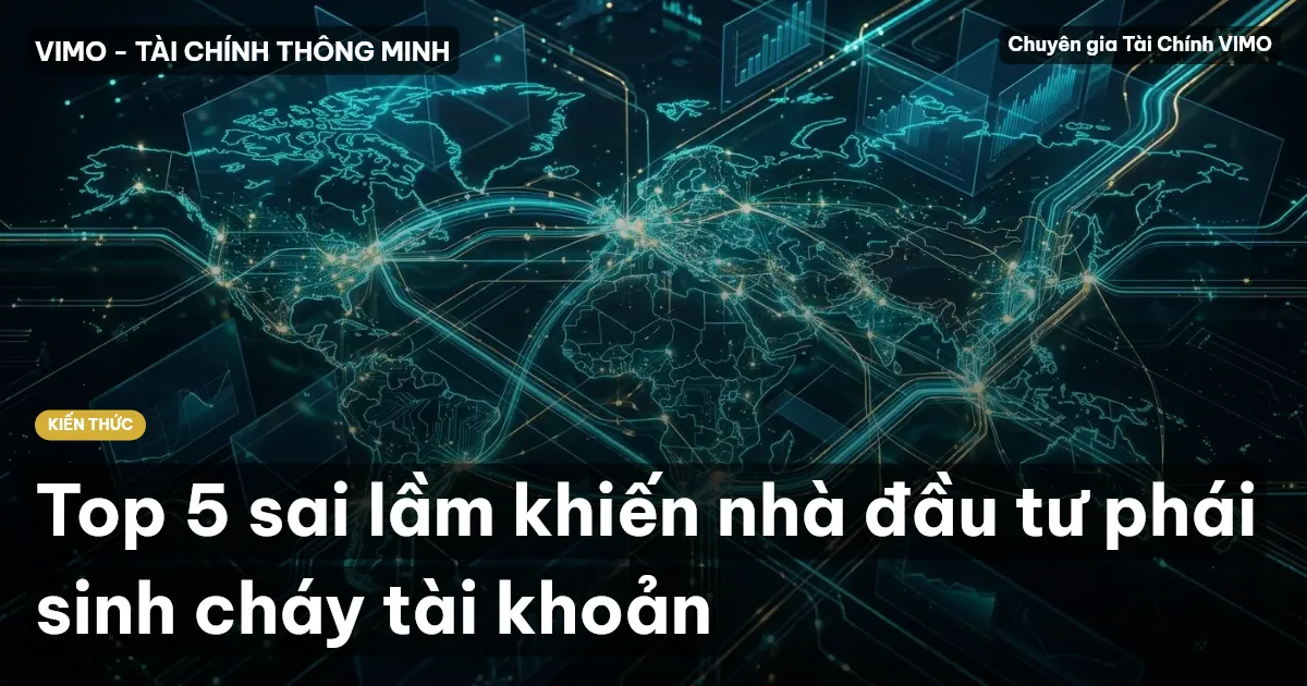 Top 5 sai lầm khiến nhà đầu tư phái sinh cháy tài khoản