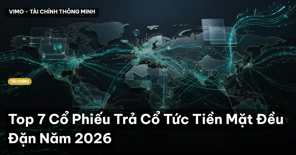 Top 7 Cổ Phiếu Trả Cổ Tức Tiền Mặt Đều Đặn Năm 2026