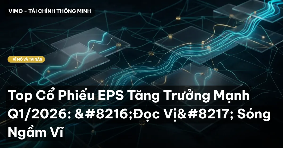 Top Cổ Phiếu EPS Tăng Trưởng Mạnh Q1/2026: ‘Đọc Vị’ Sóng Ngầm Vĩ