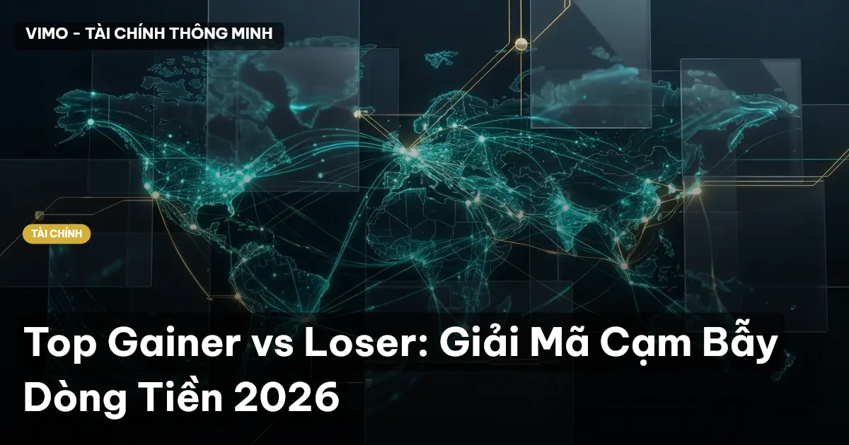 Top Gainer vs Loser: Giải Mã Cạm Bẫy Dòng Tiền 2026
