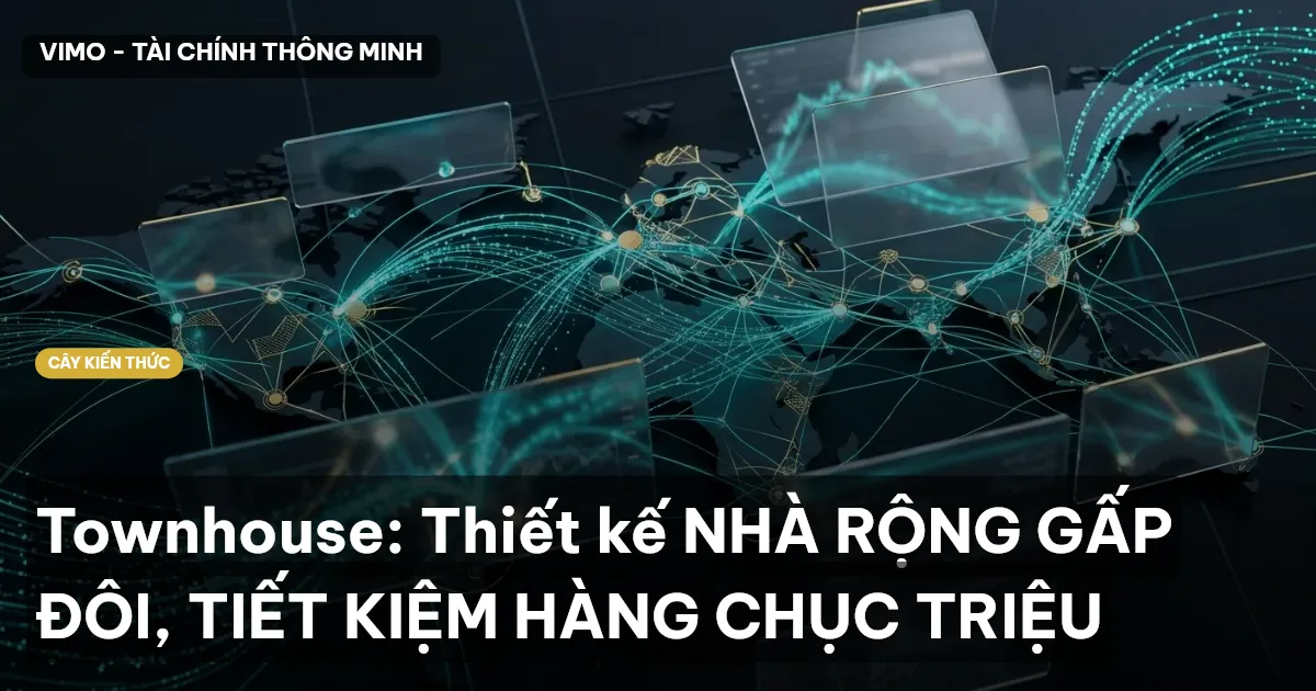Townhouse: Thiết kế NHÀ RỘNG GẤP ĐÔI, TIẾT KIỆM HÀNG CHỤC TRIỆU