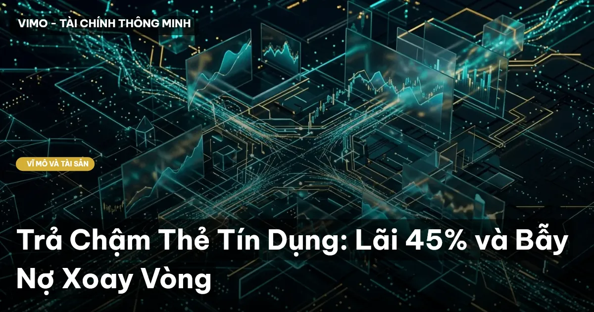 Trả Chậm Thẻ Tín Dụng: Lãi 45% và Bẫy Nợ Xoay Vòng