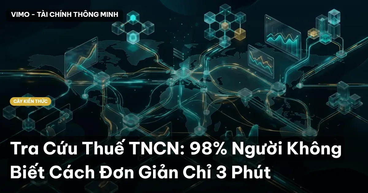 Tra Cứu Thuế TNCN: 98% Người Không Biết Cách Đơn Giản Chỉ 3 Phút