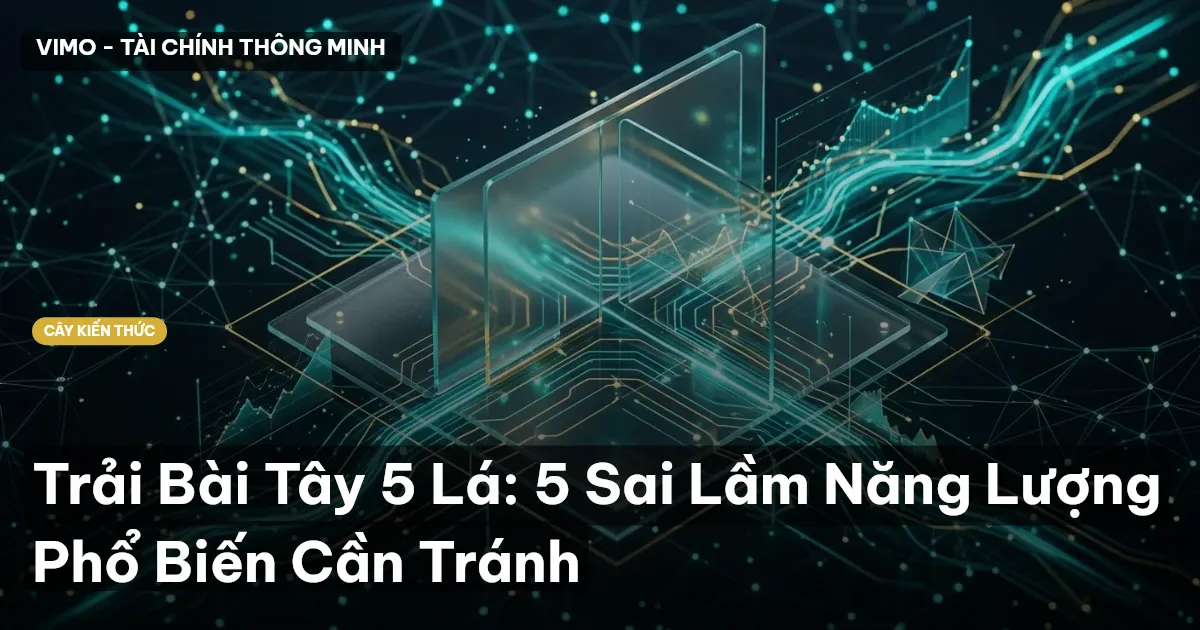 Trải Bài Tây 5 Lá: 5 Sai Lầm Năng Lượng Phổ Biến Cần Tránh