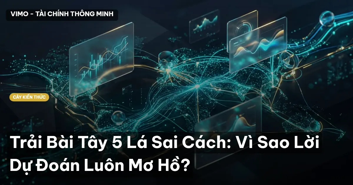 Trải Bài Tây 5 Lá Sai Cách: Vì Sao Lời Dự Đoán Luôn Mơ Hồ?