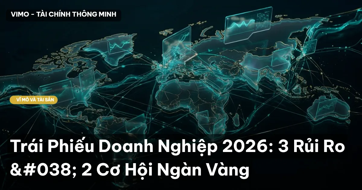 Trái Phiếu Doanh Nghiệp 2026: 3 Rủi Ro & 2 Cơ Hội Ngàn Vàng