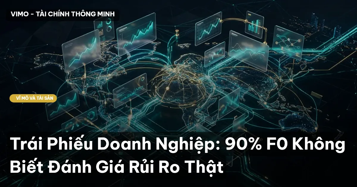 Trái Phiếu Doanh Nghiệp: 90% F0 Không Biết Đánh Giá Rủi Ro Thật