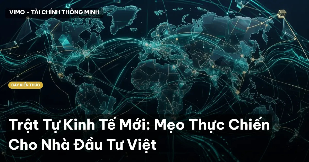 Trật Tự Kinh Tế Mới: Mẹo Thực Chiến Cho Nhà Đầu Tư Việt
