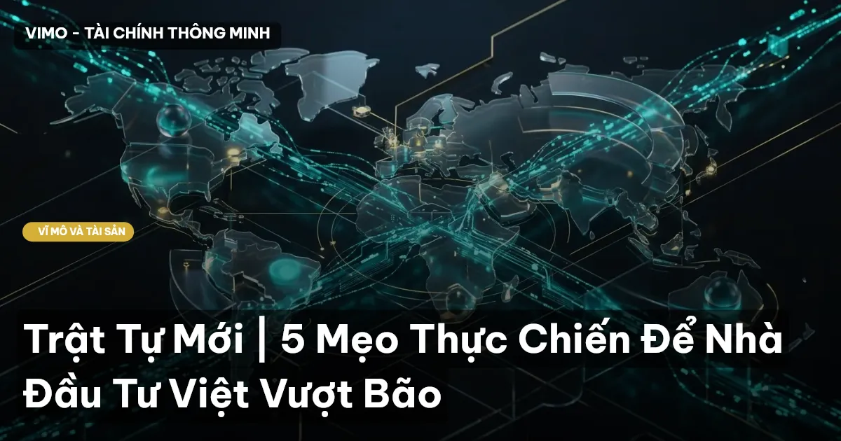 Trật Tự Mới | 5 Mẹo Thực Chiến Để Nhà Đầu Tư Việt Vượt Bão