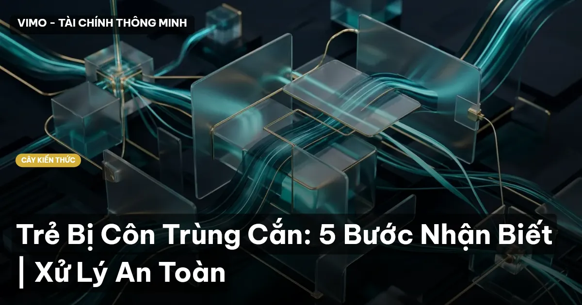 Trẻ Bị Côn Trùng Cắn: 5 Bước Nhận Biết | Xử Lý An Toàn