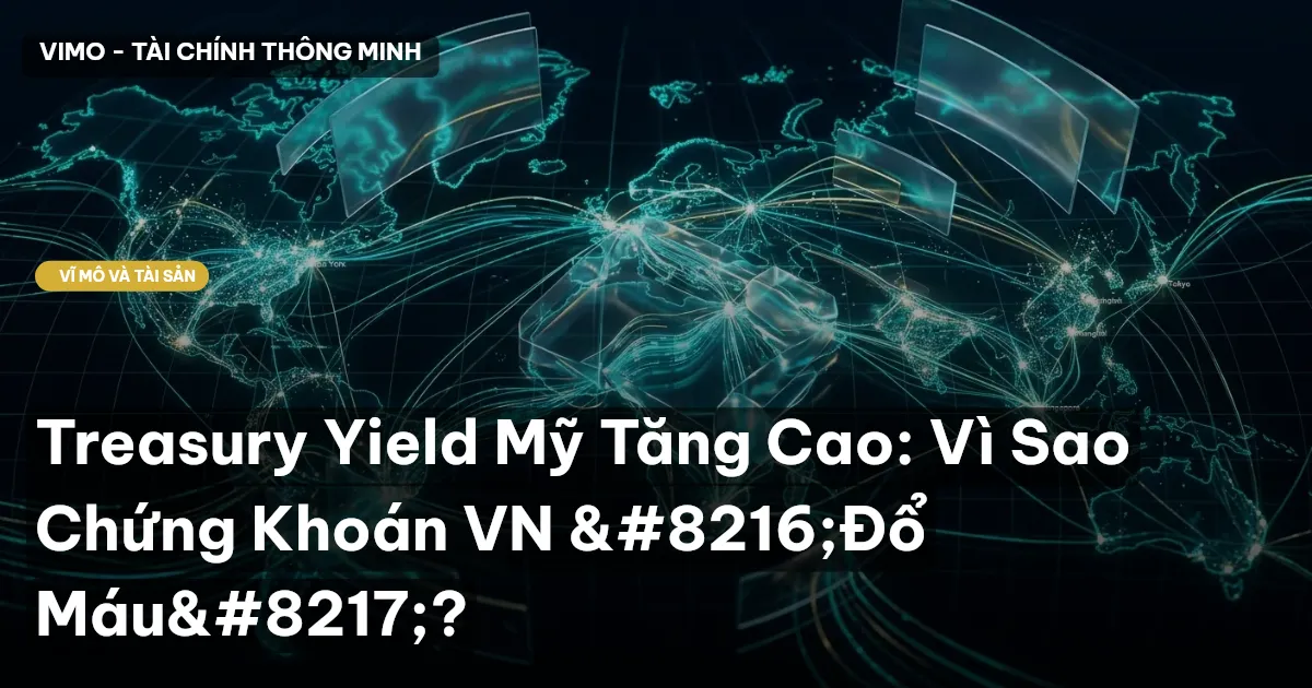 Treasury Yield Mỹ Tăng Cao: Vì Sao Chứng Khoán VN ‘Đổ Máu’?