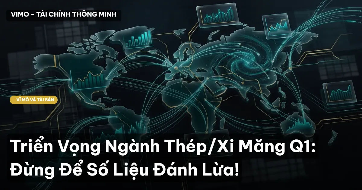 Triển Vọng Ngành Thép/Xi Măng Q1: Đừng Để Số Liệu Đánh Lừa!