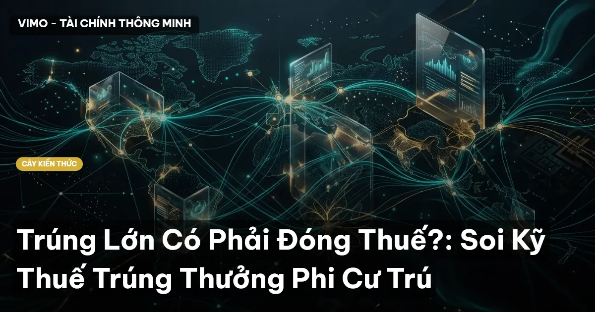 Trúng Lớn Có Phải Đóng Thuế?: Soi Kỹ Thuế Trúng Thưởng Phi Cư Trú