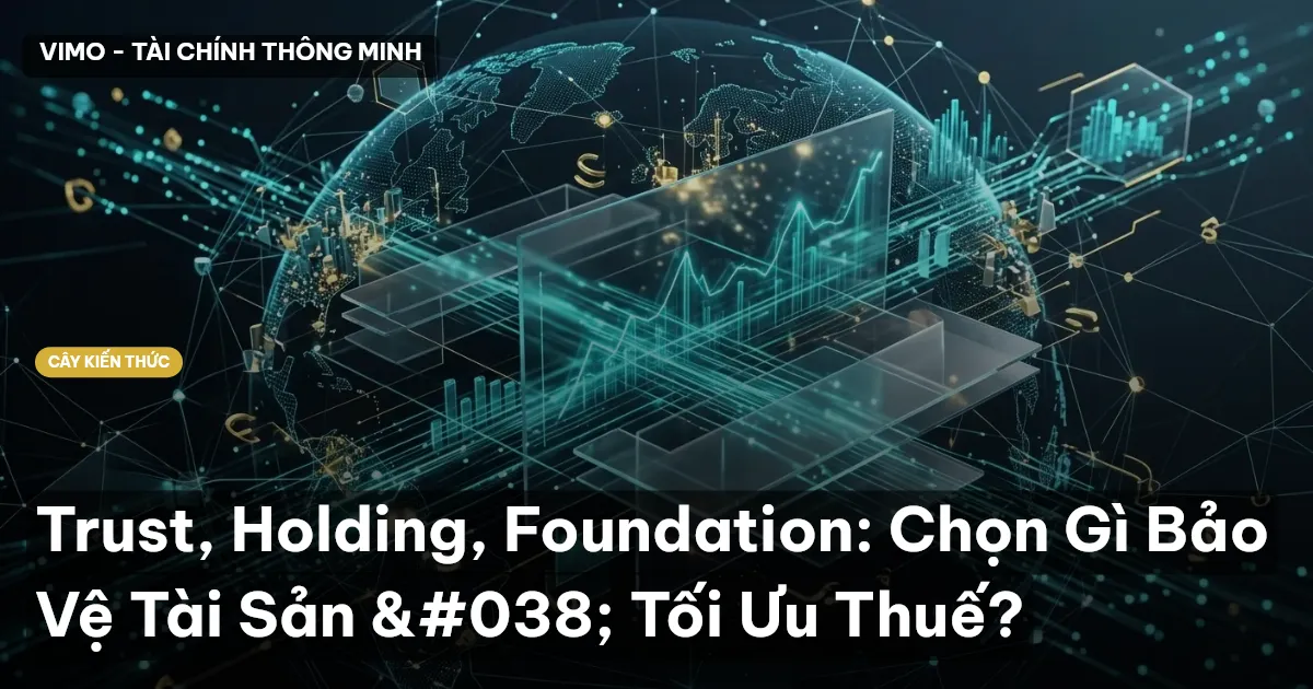 Trust, Holding, Foundation: Chọn Gì Bảo Vệ Tài Sản & Tối Ưu Thuế?