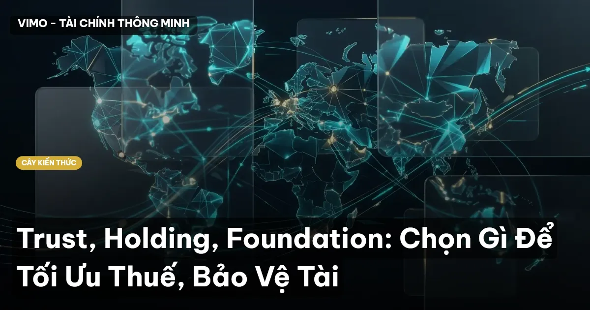Trust, Holding, Foundation: Chọn Gì Để Tối Ưu Thuế, Bảo Vệ Tài