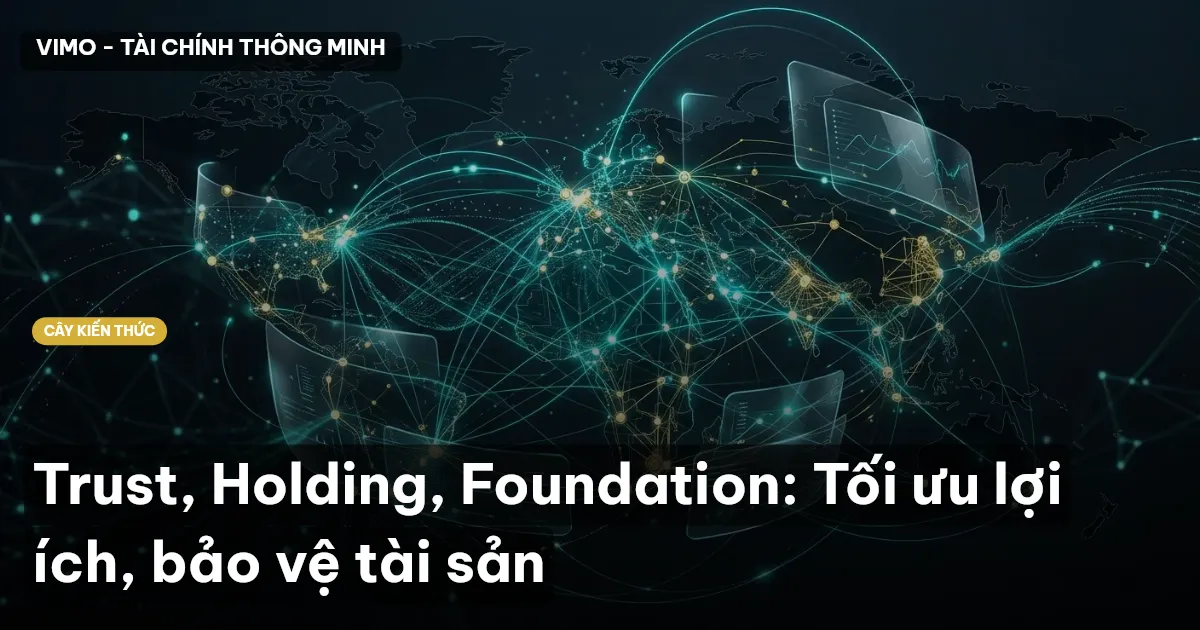 Trust, Holding, Foundation: Tối ưu lợi ích, bảo vệ tài sản