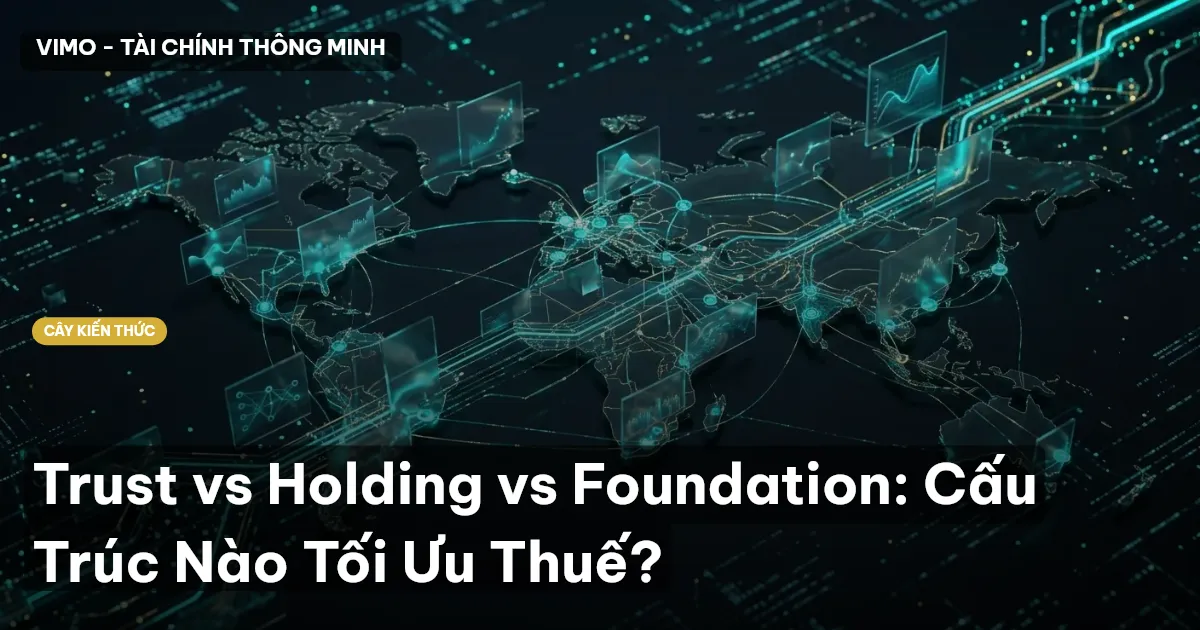 Trust vs Holding vs Foundation: Cấu Trúc Nào Tối Ưu Thuế?