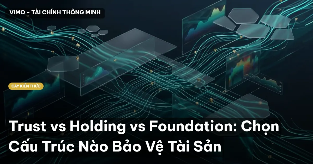 Trust vs Holding vs Foundation: Chọn Cấu Trúc Nào Bảo Vệ Tài Sản