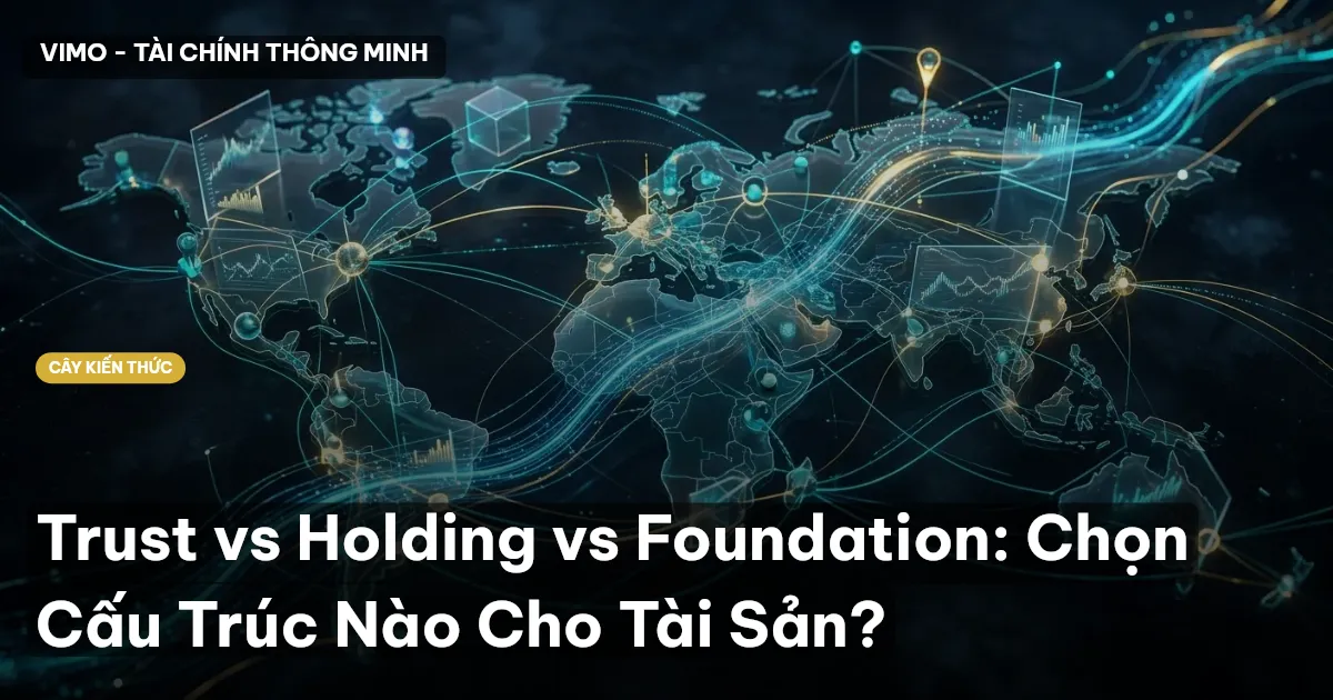 Trust vs Holding vs Foundation: Chọn Cấu Trúc Nào Cho Tài Sản?