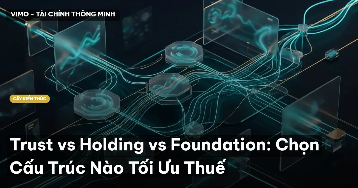 Trust vs Holding vs Foundation: Chọn Cấu Trúc Nào Tối Ưu Thuế