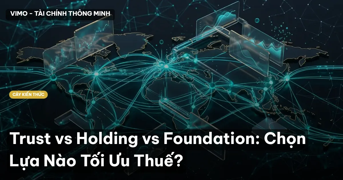 Trust vs Holding vs Foundation: Chọn Lựa Nào Tối Ưu Thuế?