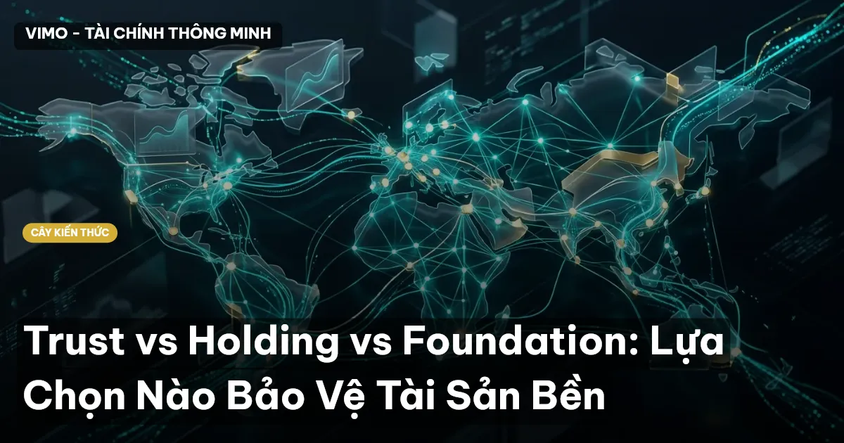 Trust vs Holding vs Foundation: Lựa Chọn Nào Bảo Vệ Tài Sản Bền