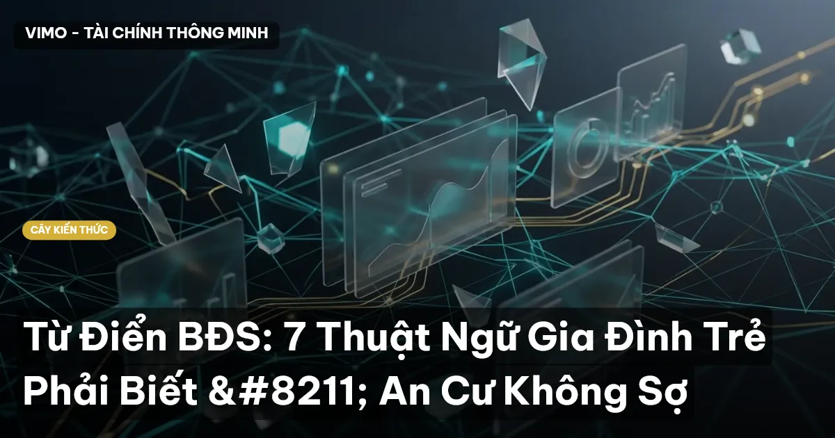 Từ Điển BĐS: 7 Thuật Ngữ Gia Đình Trẻ Phải Biết – An Cư Không Sợ