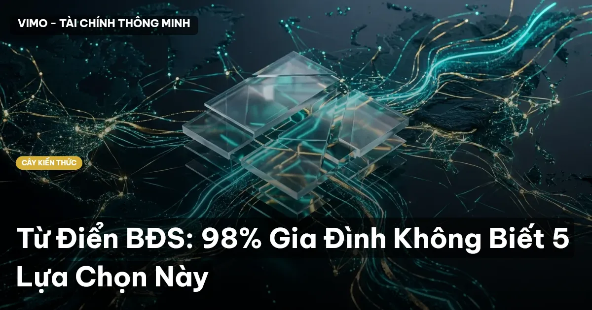 Từ Điển BĐS: 98% Gia Đình Không Biết 5 Lựa Chọn Này