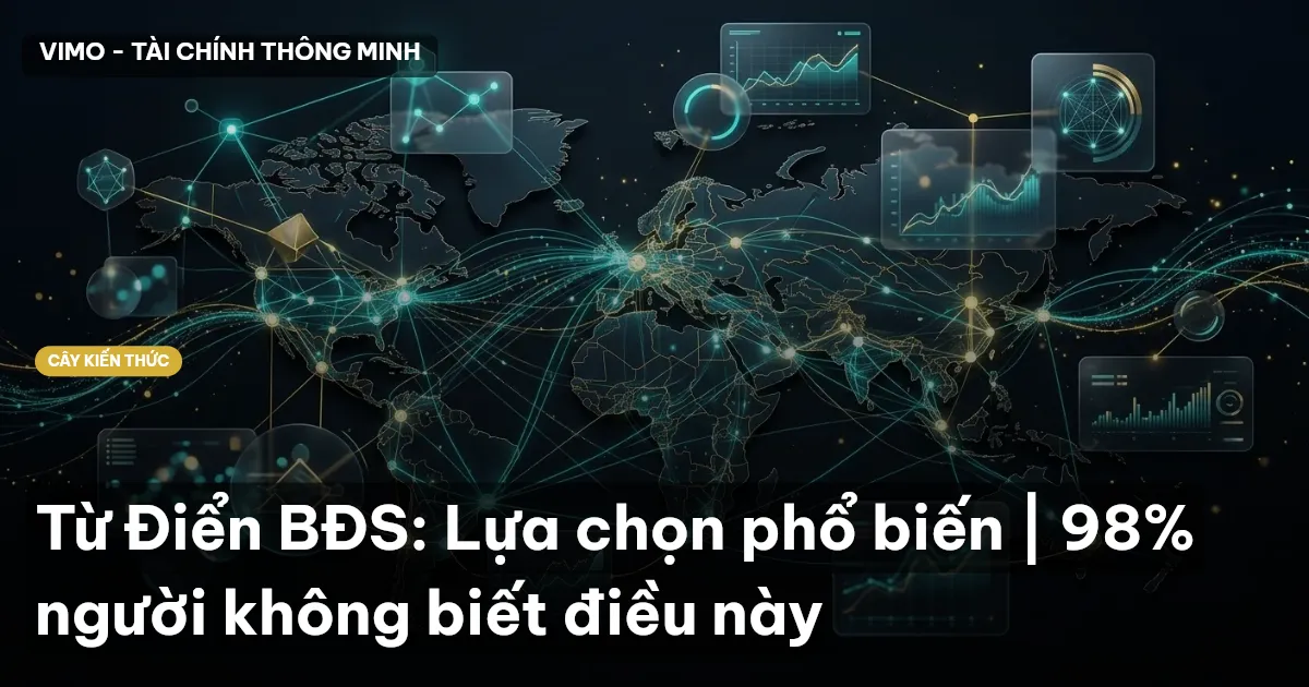 Từ Điển BĐS: Lựa chọn phổ biến | 98% người không biết điều này