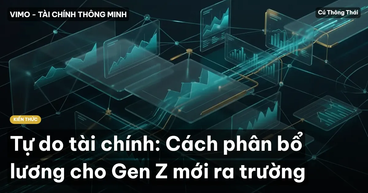Tự do tài chính: Cách phân bổ lương cho Gen Z mới ra trường