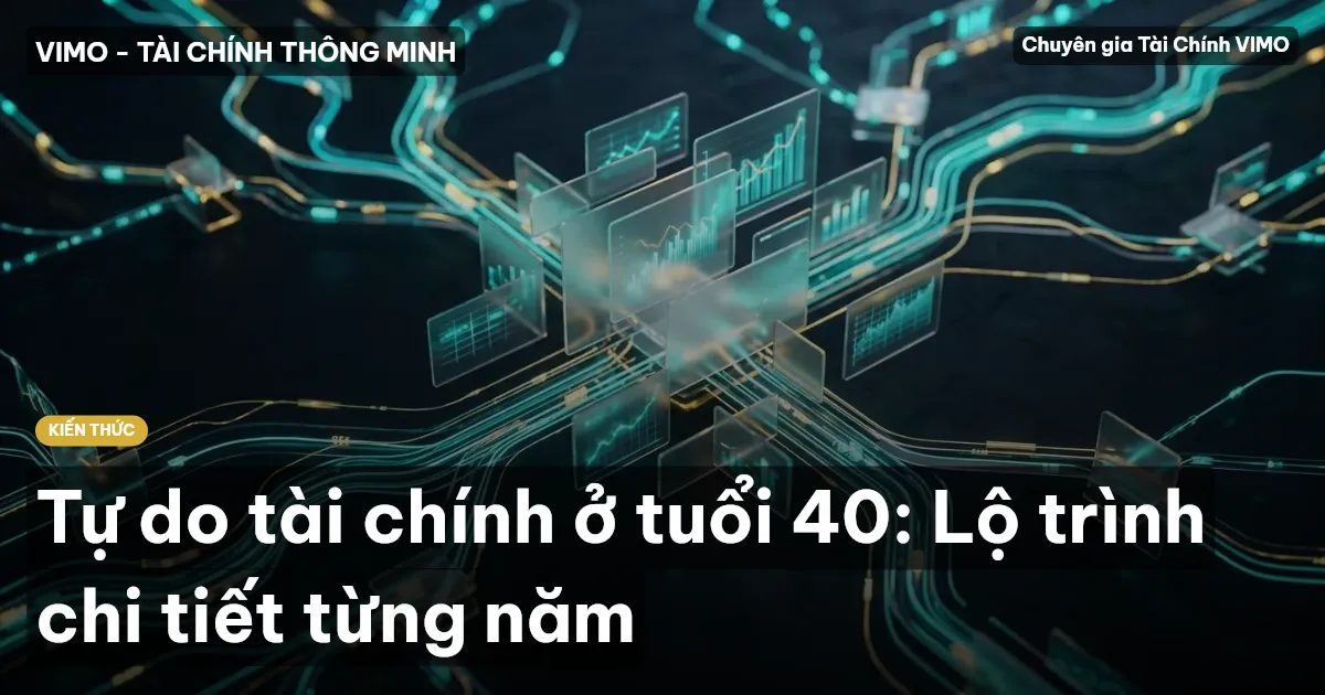Tự do tài chính ở tuổi 40: Lộ trình chi tiết từng năm