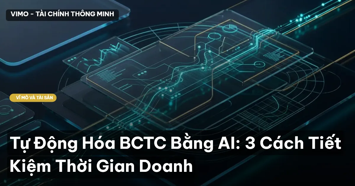 Tự Động Hóa BCTC Bằng AI: 3 Cách Tiết Kiệm Thời Gian Doanh