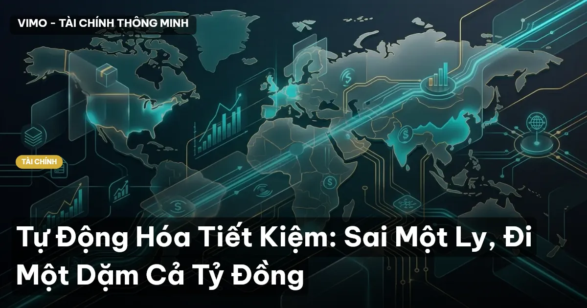 Tự Động Hóa Tiết Kiệm: Sai Một Ly, Đi Một Dặm Cả Tỷ Đồng