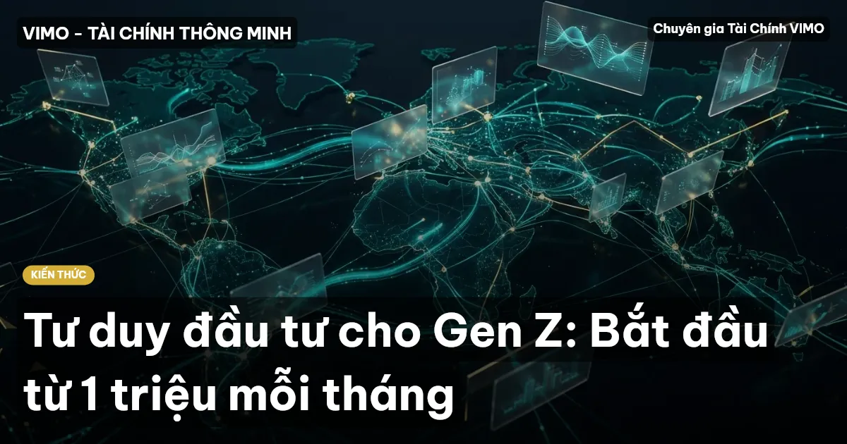 Tư duy đầu tư cho Gen Z: Bắt đầu từ 1 triệu mỗi tháng