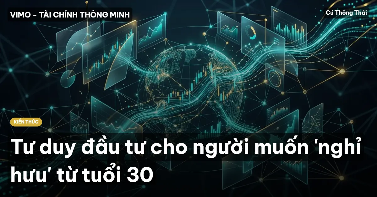 Tư duy đầu tư cho người muốn 'nghỉ hưu' từ tuổi 30