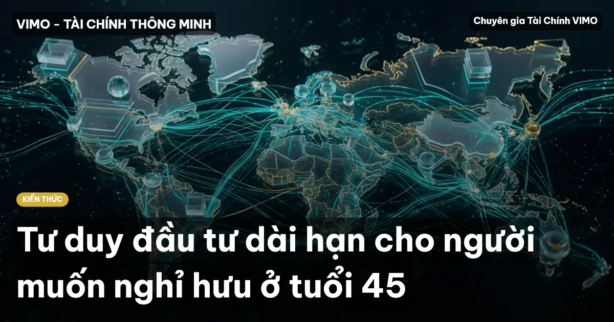 Tư duy đầu tư dài hạn cho người muốn nghỉ hưu ở tuổi 45