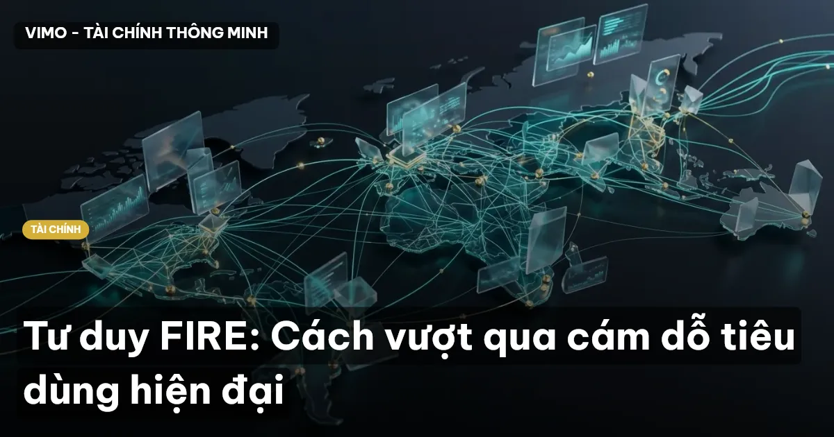 Tư duy FIRE: Cách vượt qua cám dỗ tiêu dùng hiện đại