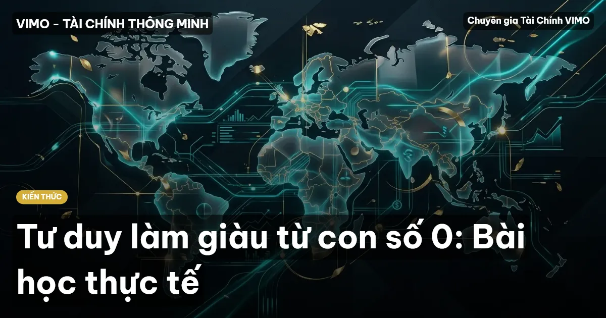 Tư duy làm giàu từ con số 0: Bài học thực tế
