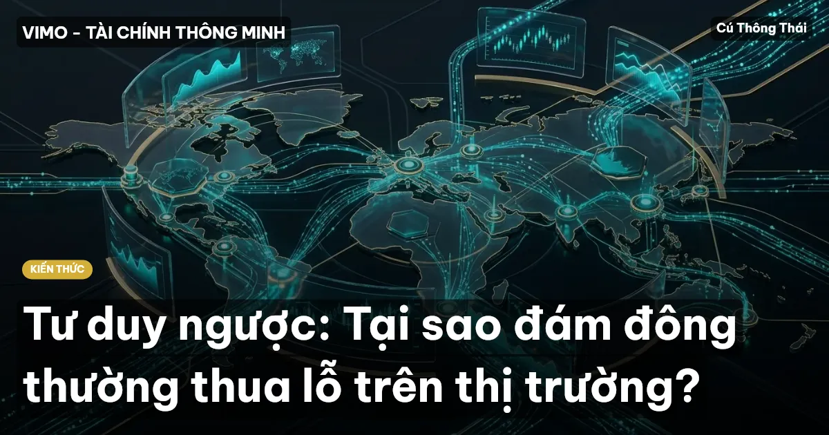 Tư duy ngược: Tại sao đám đông thường thua lỗ trên thị trường?