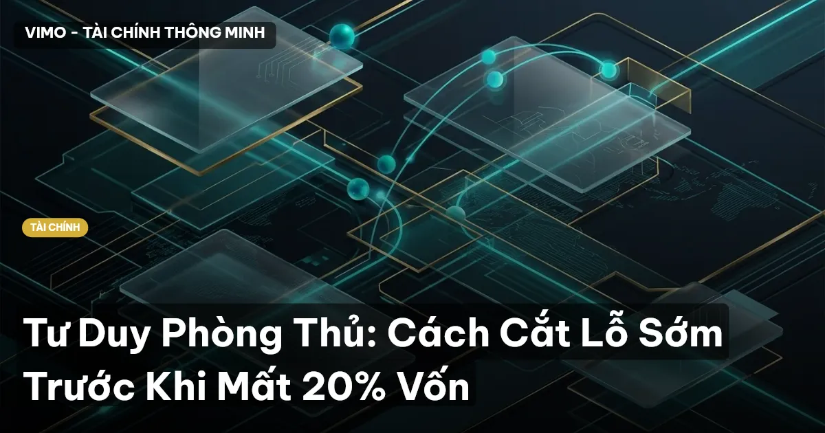 Tư Duy Phòng Thủ: Cách Cắt Lỗ Sớm Trước Khi Mất 20% Vốn