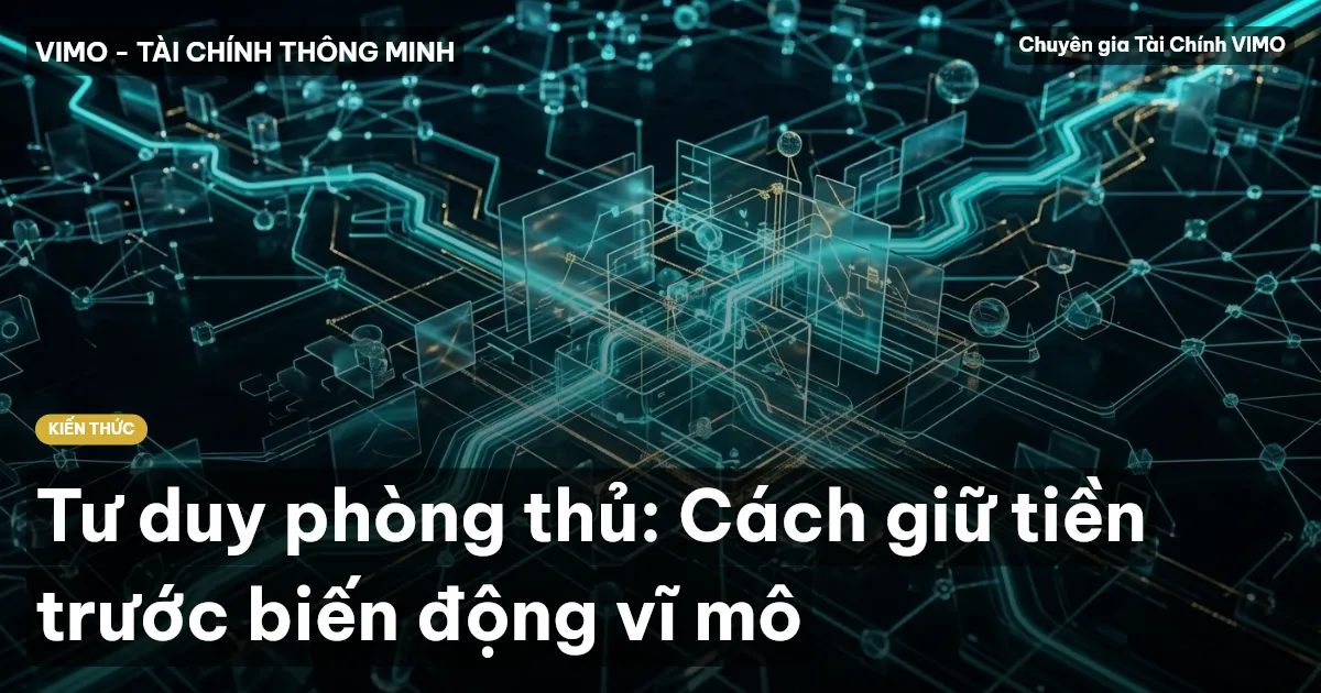 Tư duy phòng thủ: Cách giữ tiền trước biến động vĩ mô