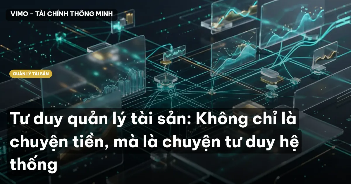 Quản lý tài sản không chỉ là chuyện tiền