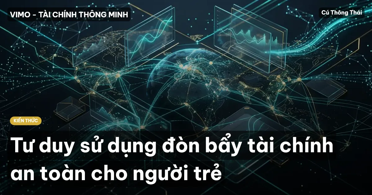 Tư duy sử dụng đòn bẩy tài chính an toàn cho người trẻ