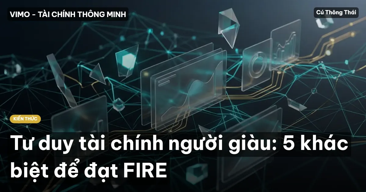 Tư duy tài chính người giàu: 5 khác biệt để đạt FIRE