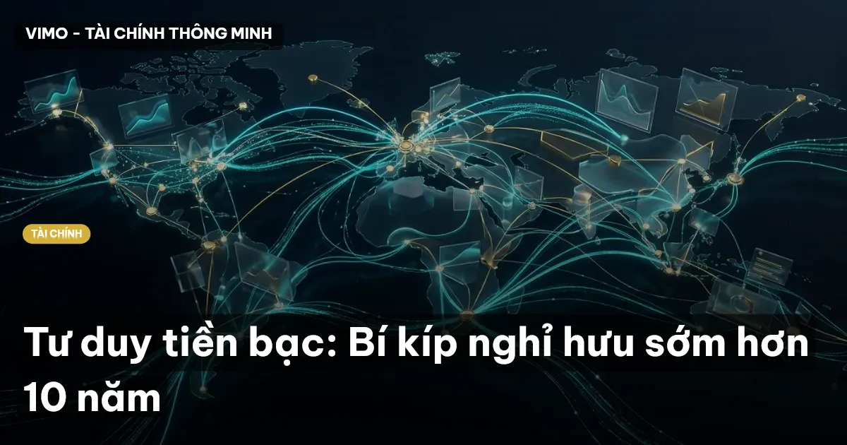 Tư duy tiền bạc: Bí kíp nghỉ hưu sớm hơn 10 năm