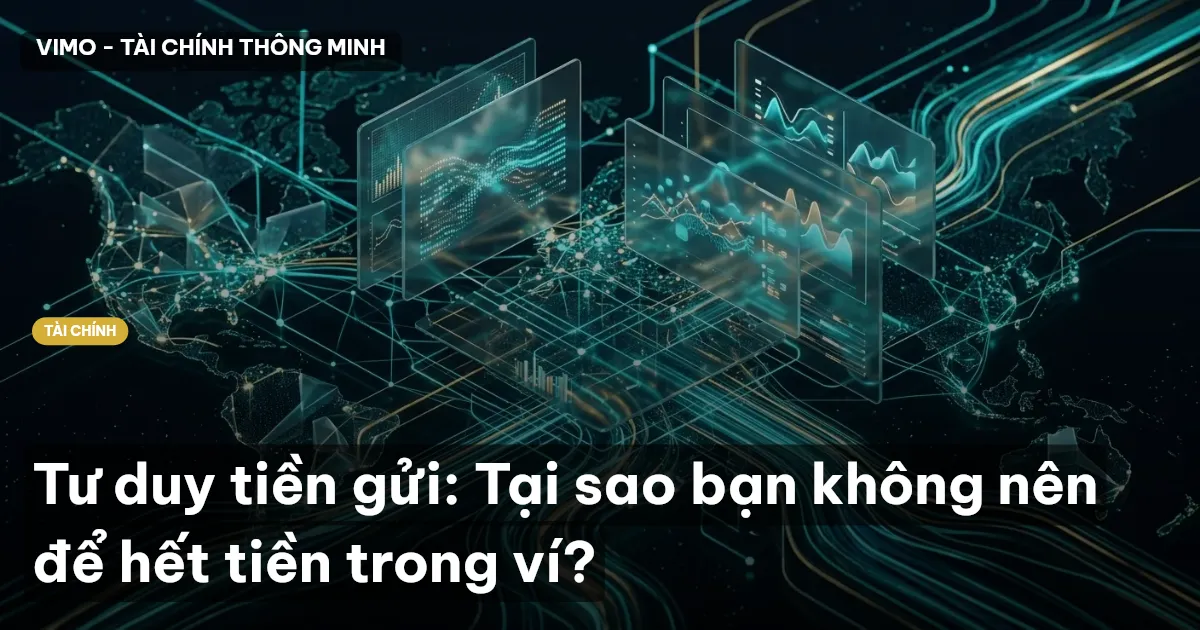 Tư duy tiền gửi: Tại sao bạn không nên để hết tiền trong ví?