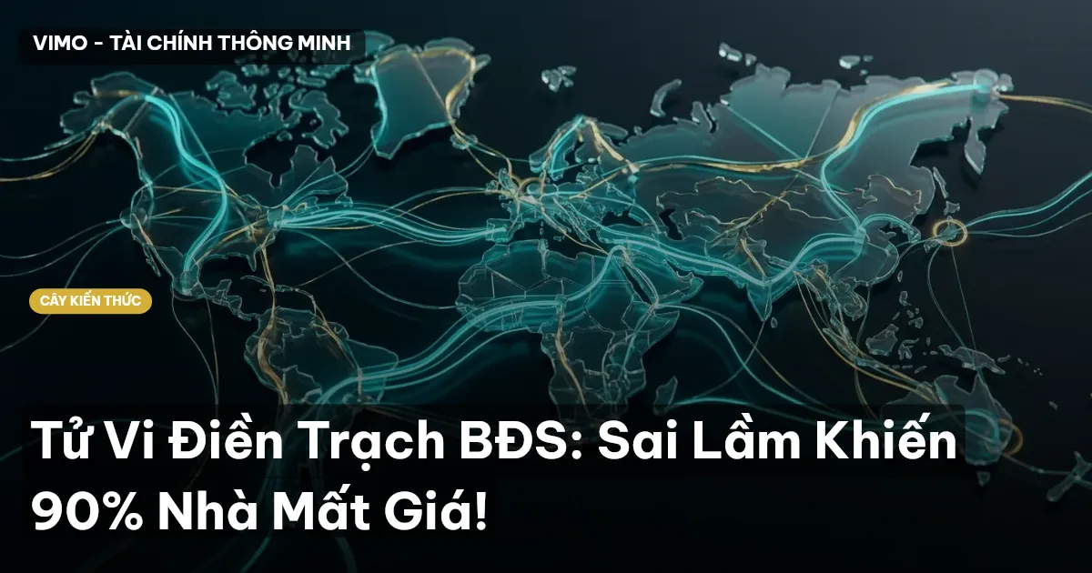 Tử Vi Điền Trạch BĐS: Sai Lầm Khiến 90% Nhà Mất Giá!