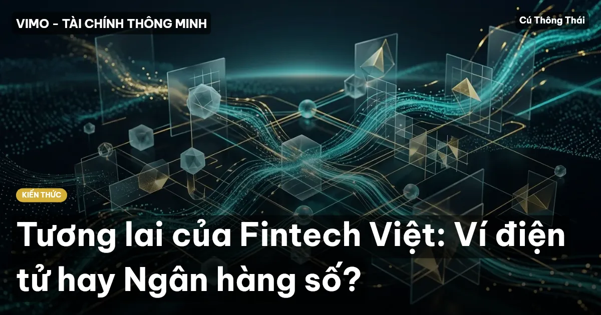 Tương lai của Fintech Việt: Ví điện tử hay Ngân hàng số?